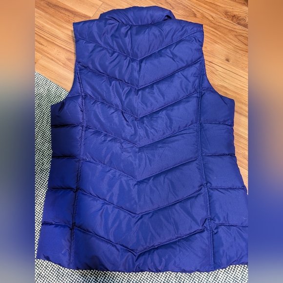 Land's End, size small, purple vest, down - Picture 6 of 10